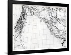 Rennell's Map of the Syrian Desert, Dated 1809, Published 1831-null-Framed Giclee Print