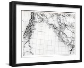 Rennell's Map of the Syrian Desert, Dated 1809, Published 1831-null-Framed Giclee Print