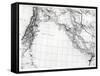 Rennell's Map of the Syrian Desert, Dated 1809, Published 1831-null-Framed Stretched Canvas