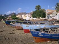 Nets Laid Out to Dry on Dockside, Mindelo, Sao Vicente, Cape Verde Islands, Atlantic, Africa-Renner Geoff-Photographic Print