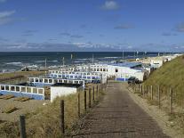 Beach Wind Breaks, North Sea Resort of Zandvoort, Netherlands, Europe-Rennie Christopher-Photographic Print