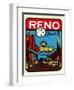 Reno, Nevada Decal-null-Framed Art Print