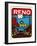 Reno, Nevada Decal-null-Framed Art Print