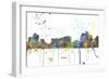 Reno Nevada Skyline MCLR 1-Marlene Watson-Framed Giclee Print