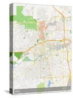 Reno, United States of America Map-null-Stretched Canvas