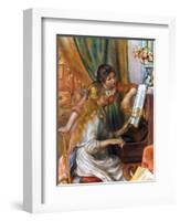 Renoir: Girls/Piano, 1892-Pierre-Auguste Renoir-Framed Giclee Print