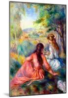 Renoir In the Meadow Art Print Poster-null-Mounted Poster