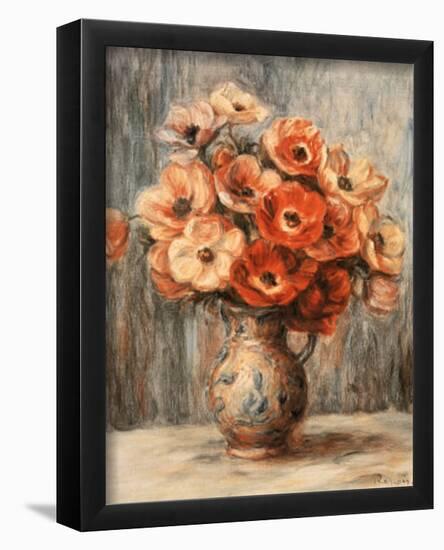 Renoir (Les Anemones) Art Print Poster-null-Framed Poster