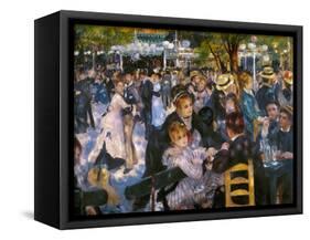 Renoir: Moulin De Galette-Pierre-Auguste Renoir-Framed Stretched Canvas