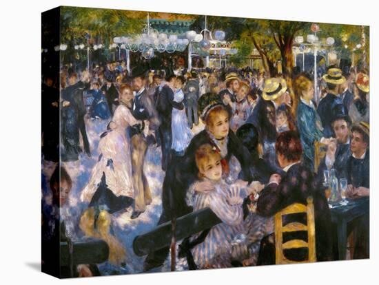 Renoir: Moulin De Galette-Pierre-Auguste Renoir-Stretched Canvas