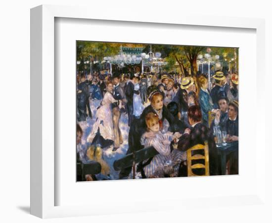 Renoir: Moulin De Galette-Pierre-Auguste Renoir-Framed Giclee Print