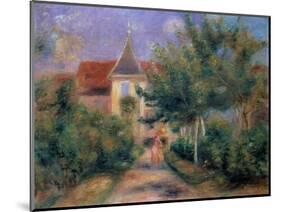 Renoir's House at Essoyes, 1906-Pierre-Auguste Renoir-Mounted Giclee Print