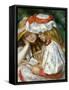 Renoir: Two Girls Reading-Pierre-Auguste Renoir-Framed Stretched Canvas