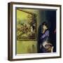 Renoir Would Visit the Louvre to Admire the Work of Watteau-Luis Arcas Brauner-Framed Giclee Print