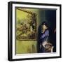 Renoir Would Visit the Louvre to Admire the Work of Watteau-Luis Arcas Brauner-Framed Giclee Print