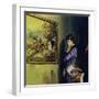 Renoir Would Visit the Louvre to Admire the Work of Watteau-Luis Arcas Brauner-Framed Giclee Print