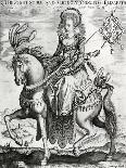 James I, King of England, Scotland and Ireland, and Anne of Denmark, 1618-Renold Elstrack-Giclee Print