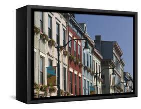 Renovated Buildings by Findlay Market, Cincinnati, Ohio-Walter Bibikow-Framed Stretched Canvas