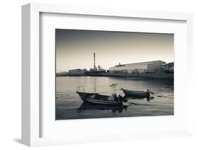 Renovated port now home to shops and cafes, Namal, Tel Aviv, Israel-null-Framed Photographic Print