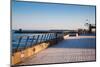 Renovated port now home to shops and cafes, Namal, Tel Aviv, Israel-null-Mounted Photographic Print