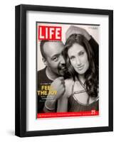 Rent Co-stars Jesse L. Martin and Idina Menzel, November 25, 2005-Karina Taira-Framed Photographic Print