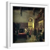 Rent Day at Haddon Hall-John Callcott Horsley-Framed Giclee Print