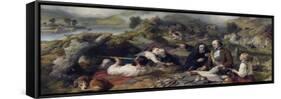 Rent-Day in the Wilderness, 1868-Edwin Landseer-Framed Stretched Canvas
