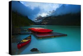 Rental Boats Lake Louise Banff-null-Stretched Canvas