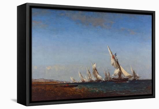 Rentrée des pêcheurs à Martigues-Ziem Félix-Framed Stretched Canvas