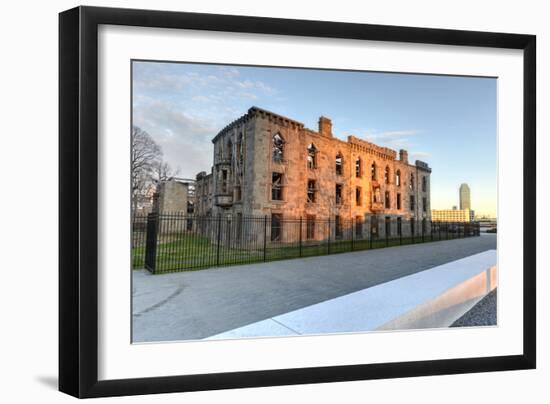 Renwick Smallpox Hospital, Roosevelt Island, New York-demerzel21-Framed Photographic Print