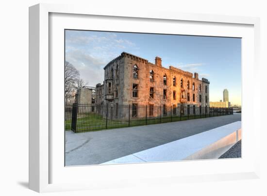 Renwick Smallpox Hospital, Roosevelt Island, New York-demerzel21-Framed Photographic Print