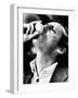 Renzo Arbore Drinking a Fresh Egg-null-Framed Photographic Print