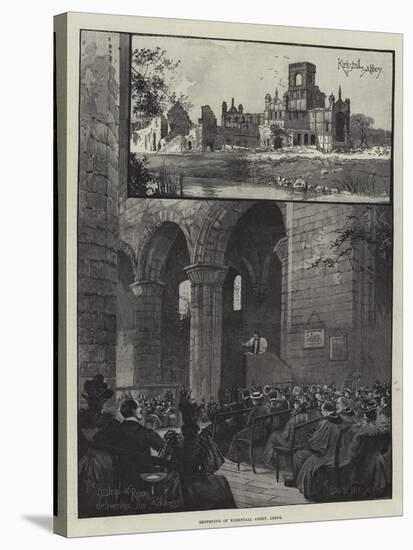 Reopening of Kirkstall Abbey, Leeds-Joseph Holland Tringham-Stretched Canvas