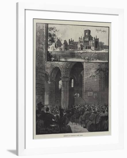 Reopening of Kirkstall Abbey, Leeds-Joseph Holland Tringham-Framed Giclee Print