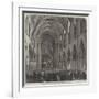 Reopening of St Patrick's Cathedral, Dublin, Lately Restored-null-Framed Giclee Print