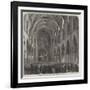 Reopening of St Patrick's Cathedral, Dublin, Lately Restored-null-Framed Giclee Print