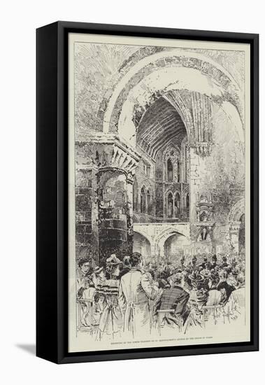 Reopening of the North Transept of St Bartholomew's Church by the Prince of Wales-Herbert Railton-Framed Stretched Canvas