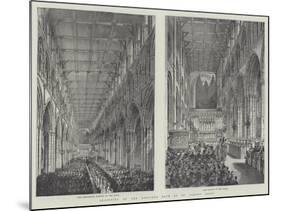 Reopening of the Restored Nave of St Alban's Abbey-Frank Watkins-Mounted Giclee Print