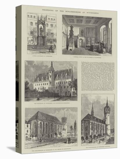 Reopening of the Schlosskirche at Wittenberg-null-Stretched Canvas