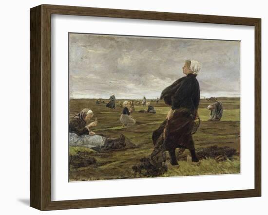 Repairing the Nets, 1889-Max Liebermann-Framed Giclee Print