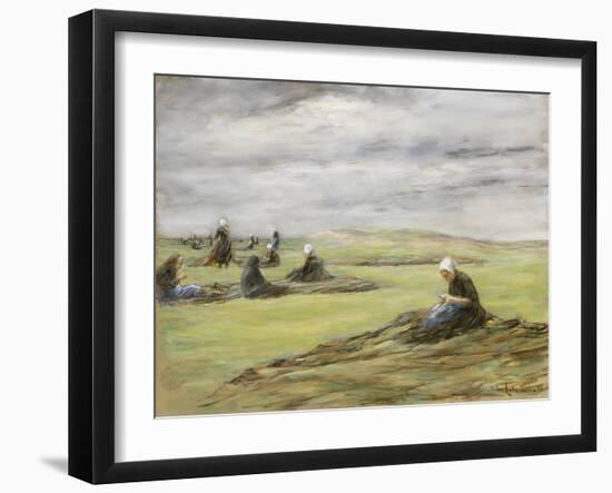 Repairing the Nets, 1898-Max Liebermann-Framed Giclee Print