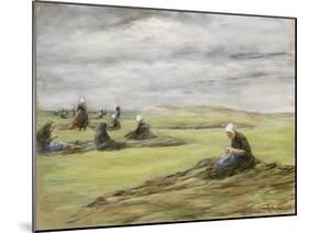 Repairing the Nets, 1898-Max Liebermann-Mounted Giclee Print