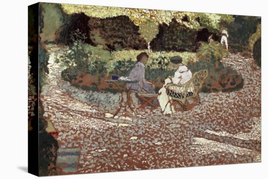 Repast in a Garden-Edouard Vuillard-Stretched Canvas