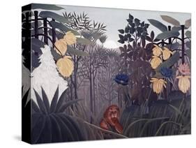 Repast of the Lion-Henri Rousseau-Stretched Canvas