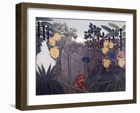 Repast of the Lion-Henri Rousseau-Framed Giclee Print