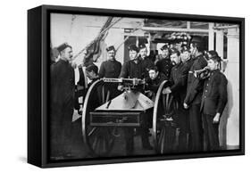 Repel Boarders Exercise, Sheerness Gunnery School, Kent, 1896-Gregory & Co-Framed Stretched Canvas