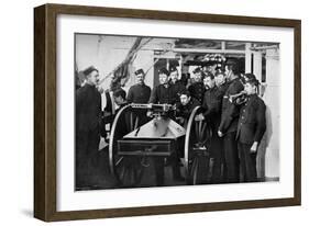 Repel Boarders Exercise, Sheerness Gunnery School, Kent, 1896-Gregory & Co-Framed Giclee Print