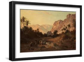 Rephidim, Desert of Sinai, 1877-Edward Henry Holder-Framed Giclee Print