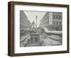 Replacing an Old Gas Main, Commercial Street, London, 1906-null-Framed Photographic Print