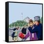 Replacing the Traditional Fez in Turkey-John Keay-Framed Stretched Canvas